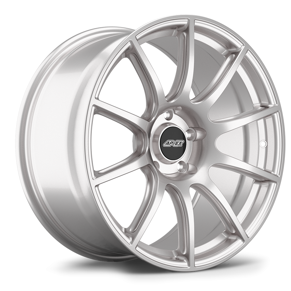 Apex Flow Formed SM-10 Race Silver Mustang Fitment
