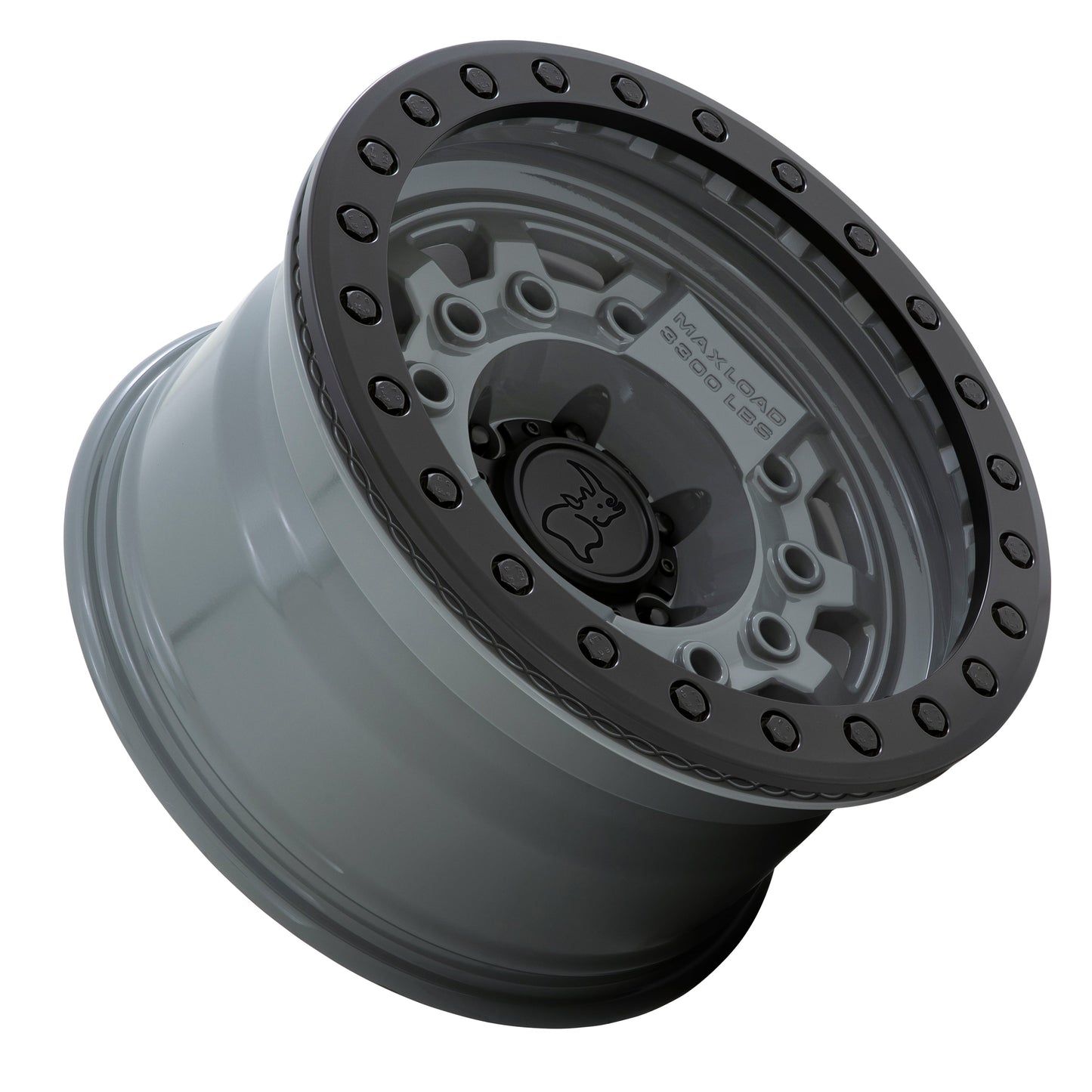 Black Rhino Avenger Beadlock Battleship Grey w/ Black Hardware