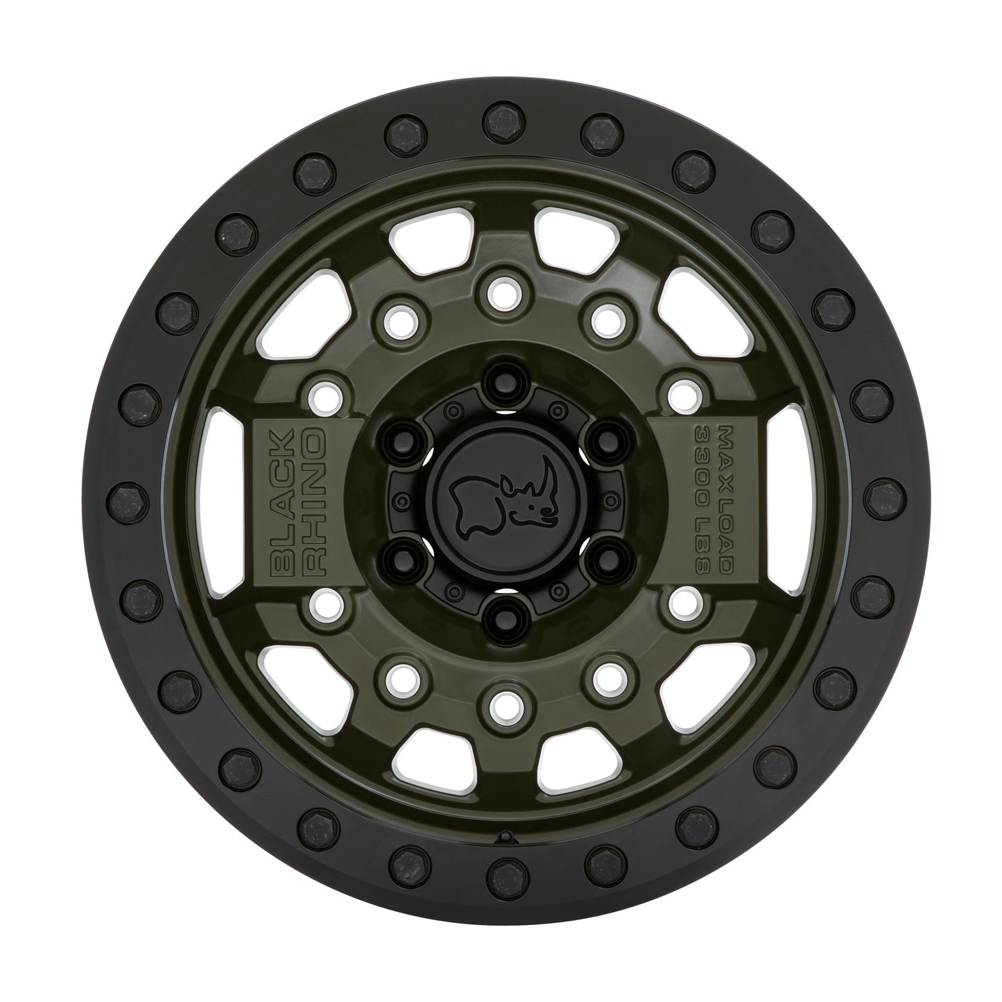 Black Rhino Avenger Beadlock Olive Drab Green w/ Black Hardware