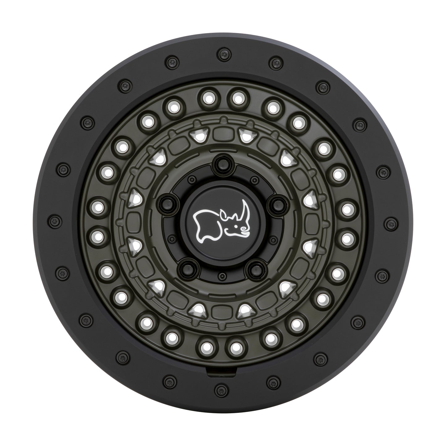 Black Rhino Barricade Olive Drab Green w/ Black Rock Guard