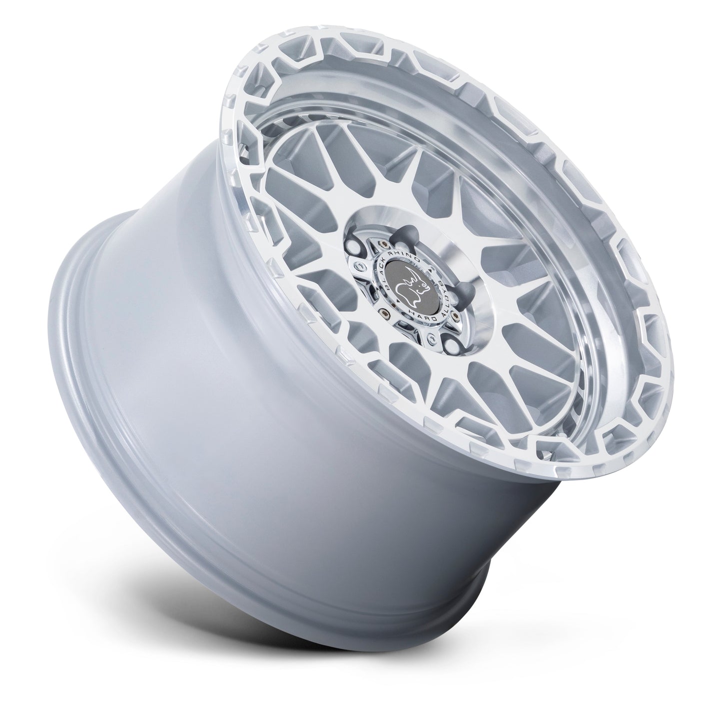 Black Rhino Holcomb Gloss Silver w/ Mirror-Cut Face