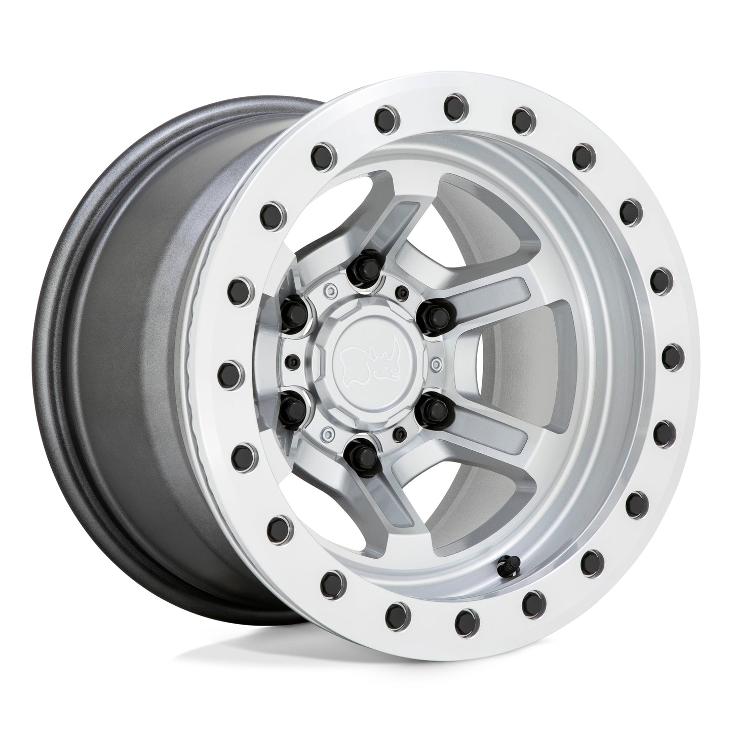 Black Rhino Offshoot Beadlock Gloss Gold w/ Machined Face