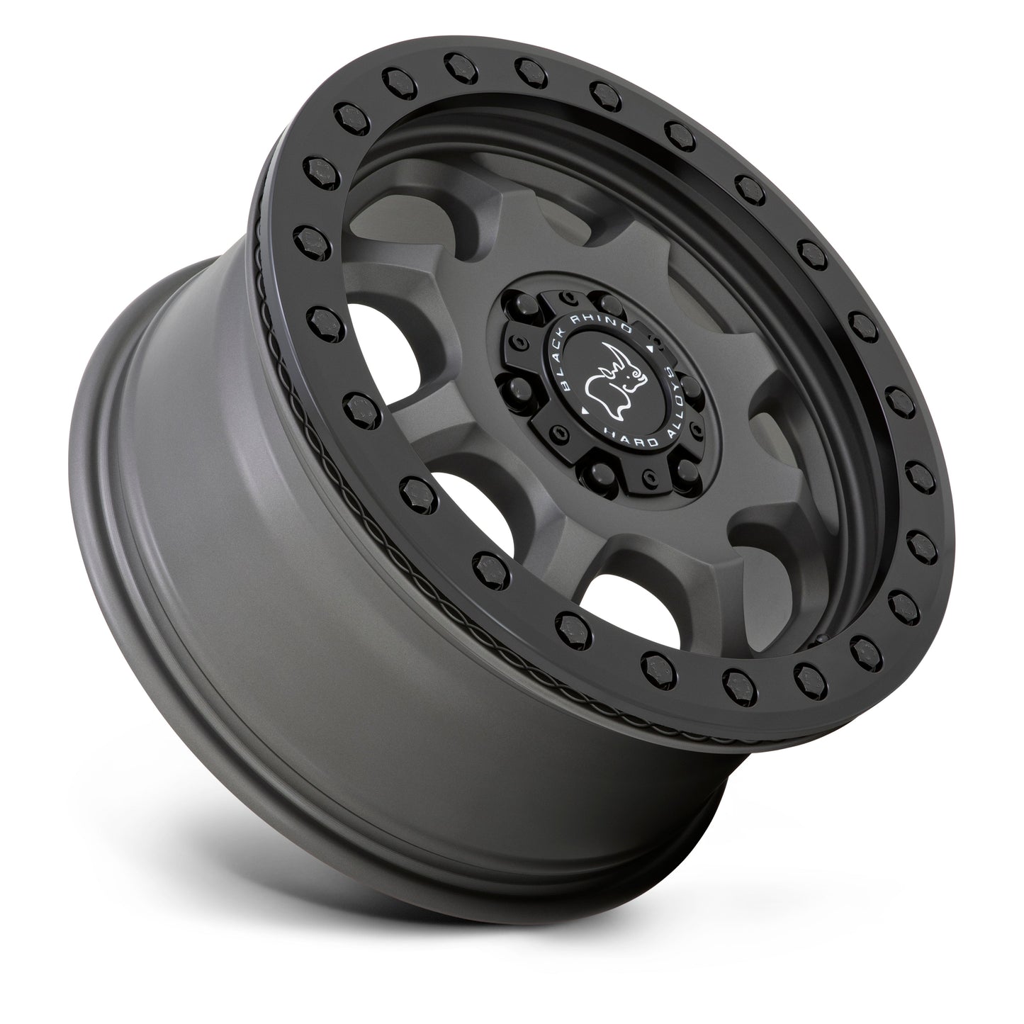 Black Rhino Venture Beadlock Matte Gunmetal w/ Black Hardware