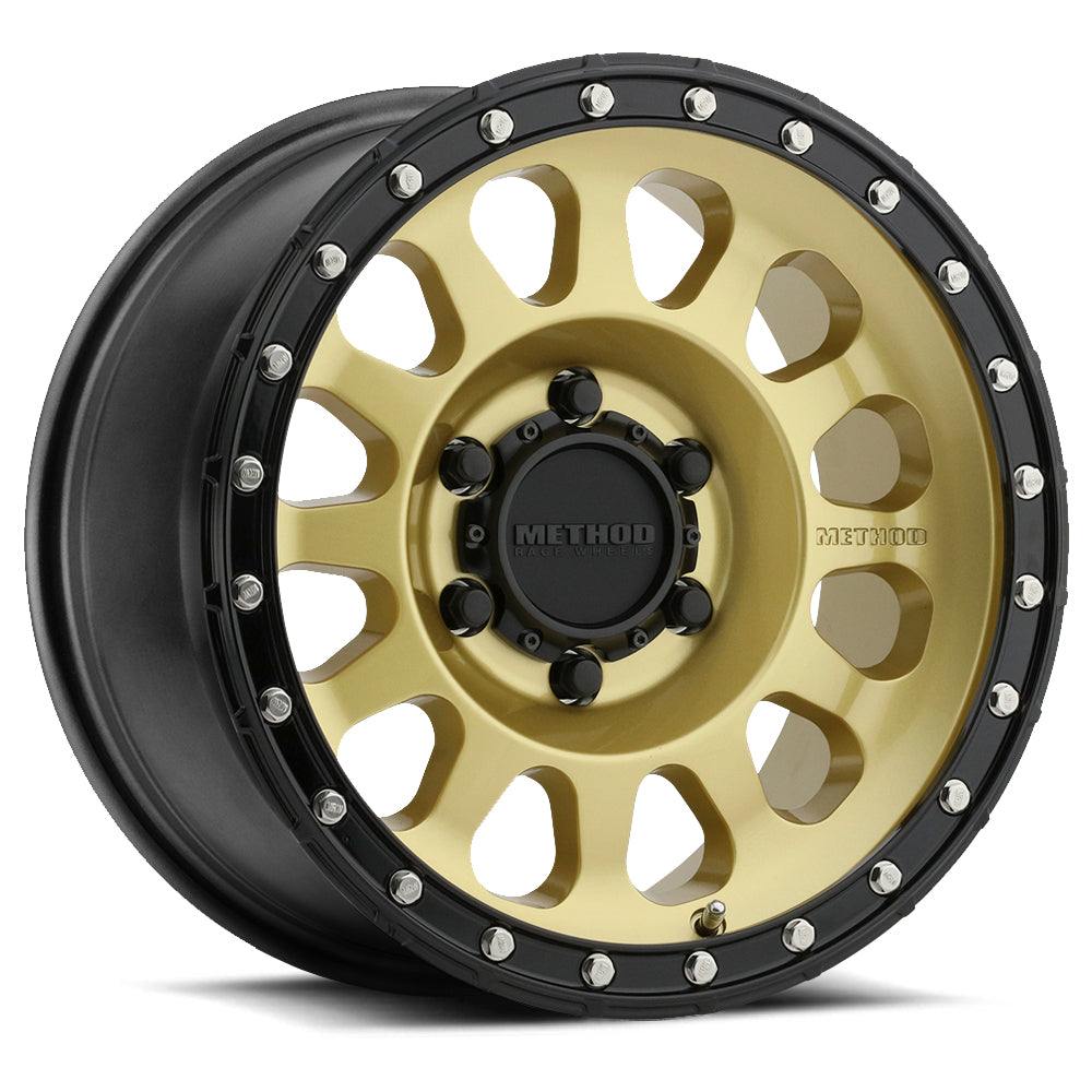 Method Race Wheels MR315 Gold Black Lip