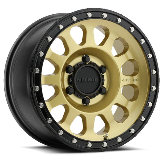 Method Race Wheels MR315 Gold Black Lip