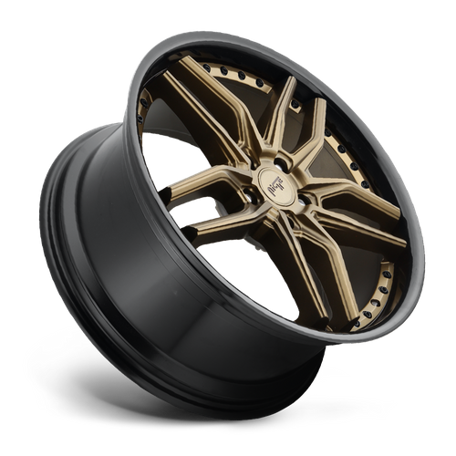 Niche M195 Methos Matte Bronze Black Bead Ring