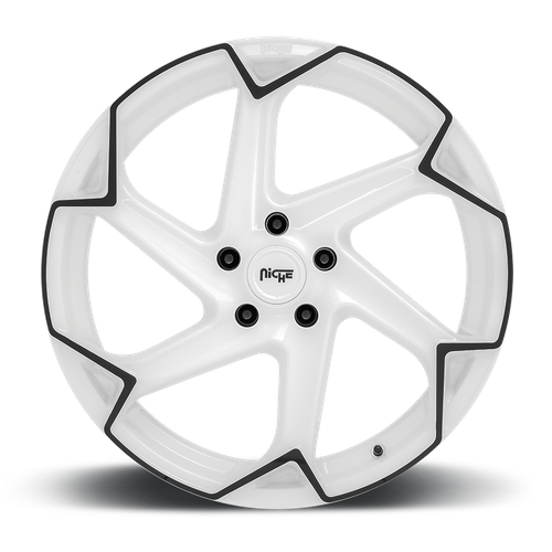 Niche M257 Flash Gloss White w/ Black