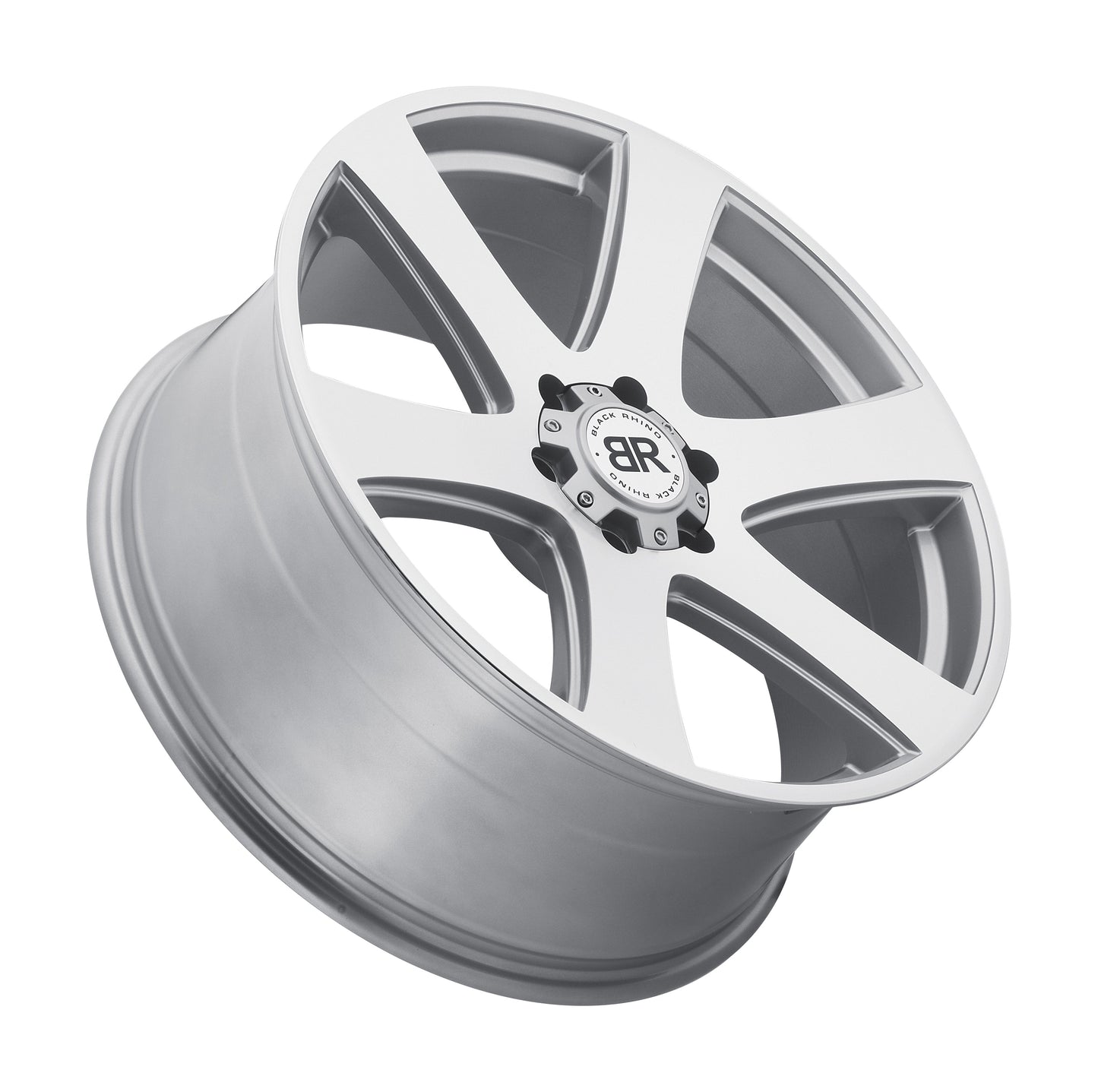 Black Rhino Haka Silver w/ Machine Face