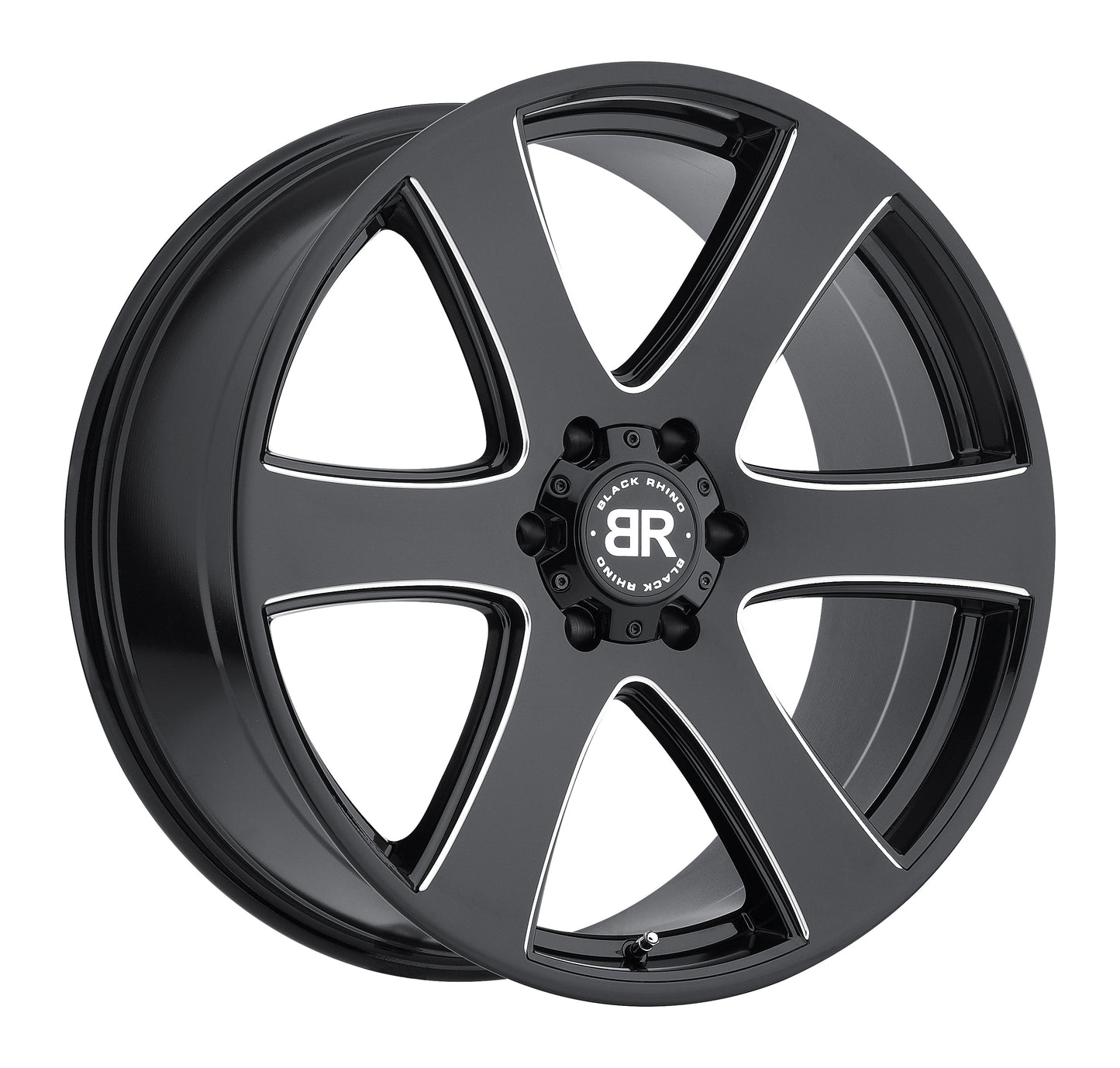 Black Rhino Haka Gloss Black w/ Milled Spokes