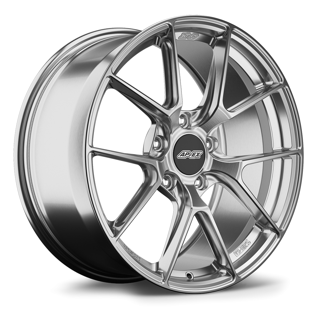 Apex Forged VS-5RS Brushed Clear Porsche Fitment