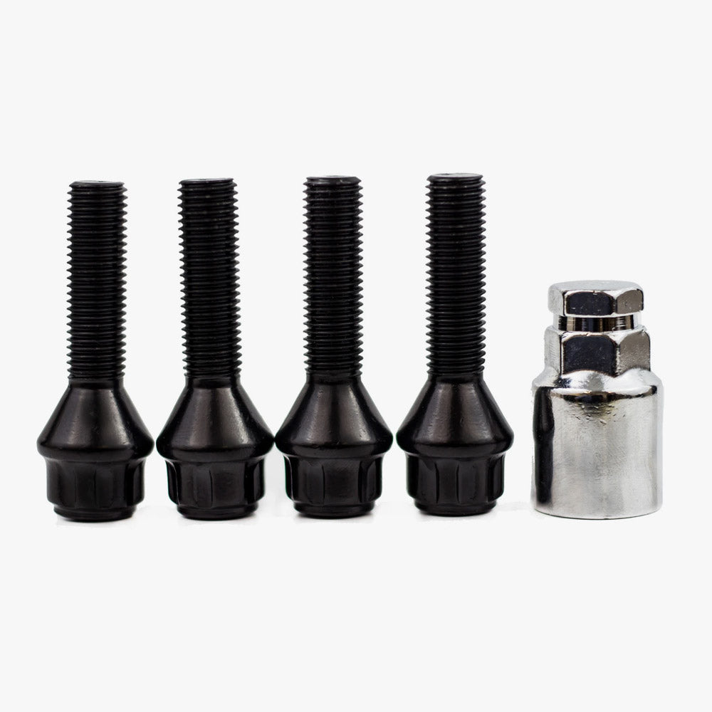 Lock Bolts .93 Inches Long 12X1.5 Black