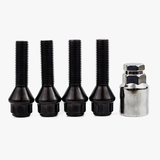 Lock Bolts .93 Inches Long 12X1.5 Black