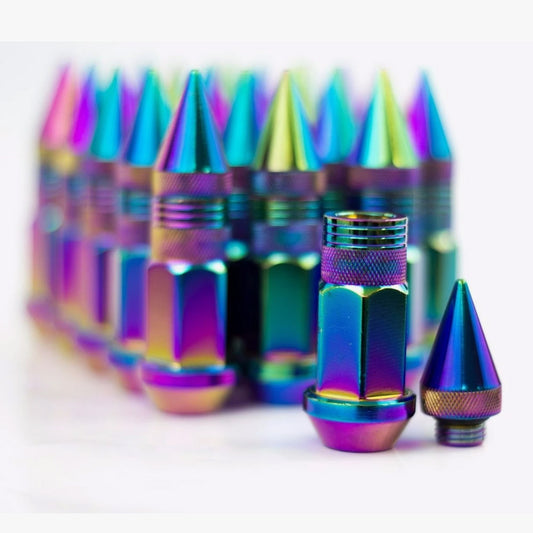 M12X1.5 Neo Chrome Spk Lugs