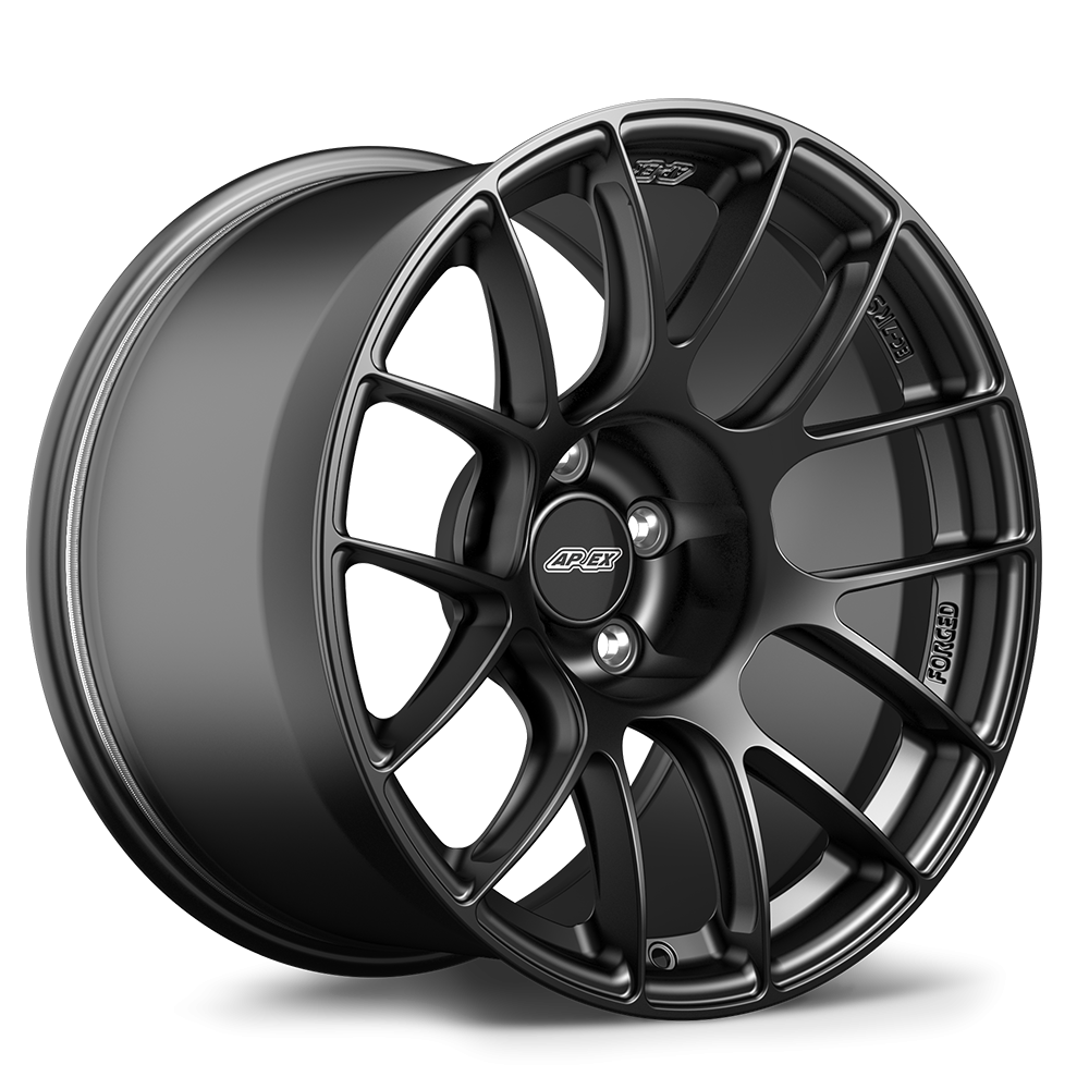 Apex Forged EC-7RS Satin Black Corvette Fitment