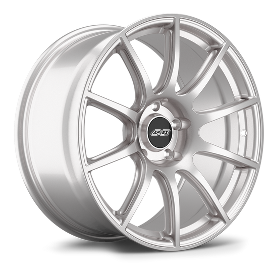 Apex Flow Formed SM-10 Race Silver Mustang Fitment