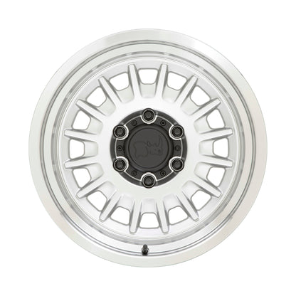 Black Rhino Flow Formed Aliso Gloss Silver w/ Mirror Cut Face & Lip