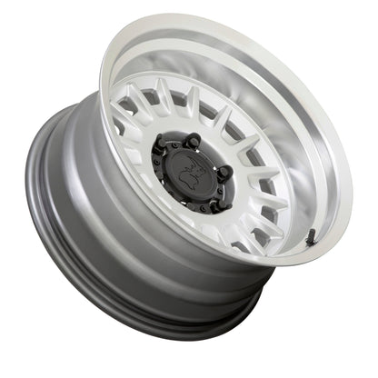 Black Rhino Flow Formed Aliso Gloss Silver w/ Mirror Cut Face & Lip