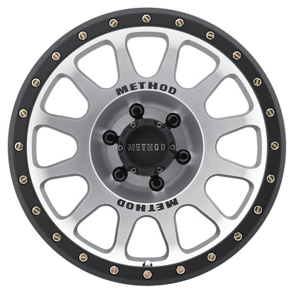 Method Race Wheels MR305 NV Machined Matte Black Lip