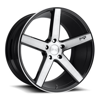 Niche M124 Milan Gloss Black Brushed