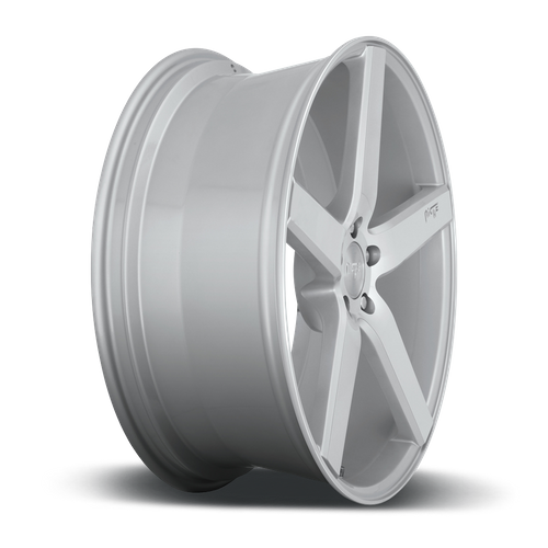 Niche M135 Milan Gloss Silver Machined