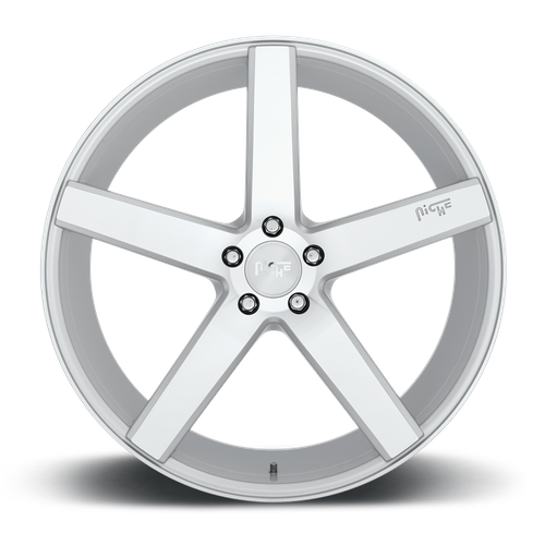 Niche M135 Milan Gloss Silver Machined