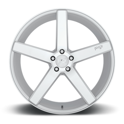 Niche M135 Milan Gloss Silver Machined