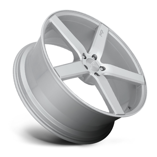 Niche M135 Milan Gloss Silver Machined