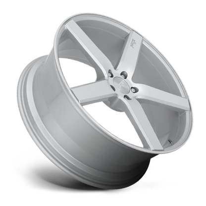 Niche M135 Milan Gloss Silver Machined