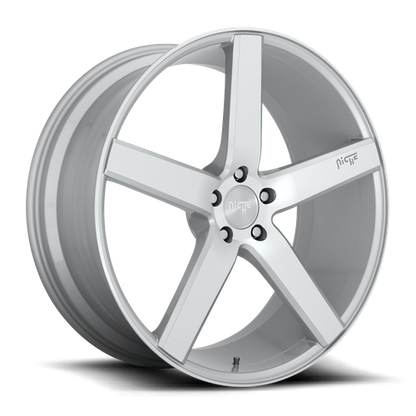 Niche M135 Milan Gloss Silver Machined