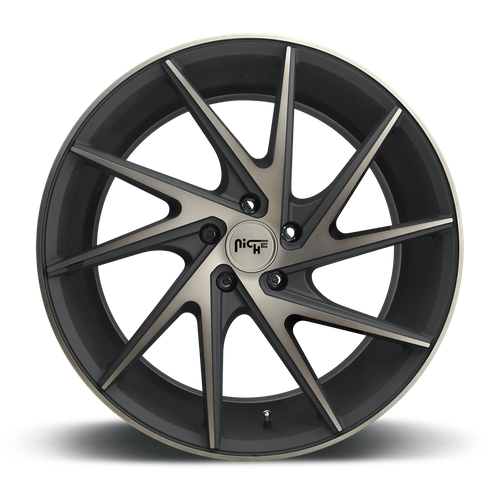 Niche M163 Invert Matte Black Machined Ring