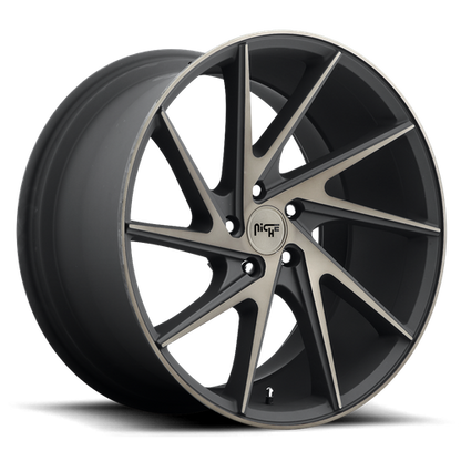 Niche M163 Invert Matte Black Machined Ring