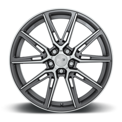 Niche M220 Gemello Gloss Anthracite Machined