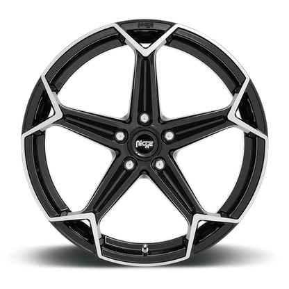 Niche N259 Arrow Gloss Black Brushed