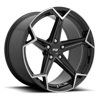 Niche N259 Arrow Gloss Black Brushed
