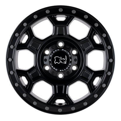 Black Rhino Midhill Matte Black w/ Gunmetal Bolts