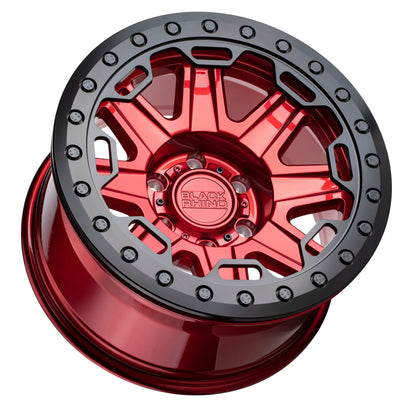 Black Rhino Rift Beadlock Candy Red w/ Black Ring
