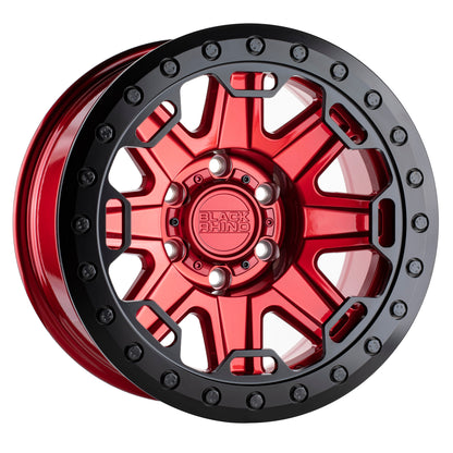 Black Rhino Rift Beadlock Candy Red w/ Black Ring